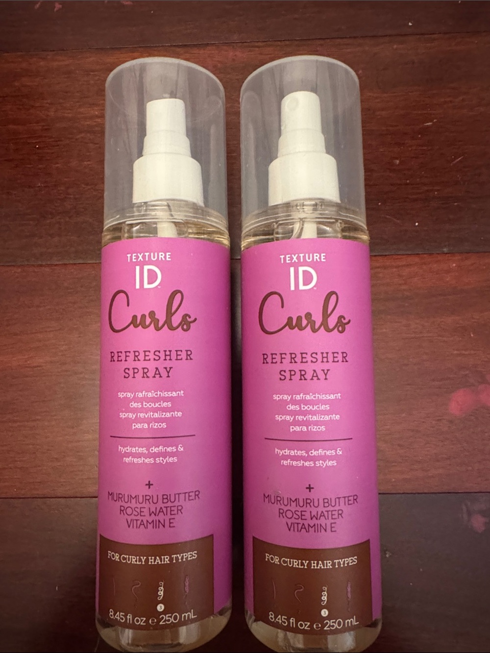 Texture ID Curls Refresher Spray - 2 Bottles - Pink (8.45 fl oz)